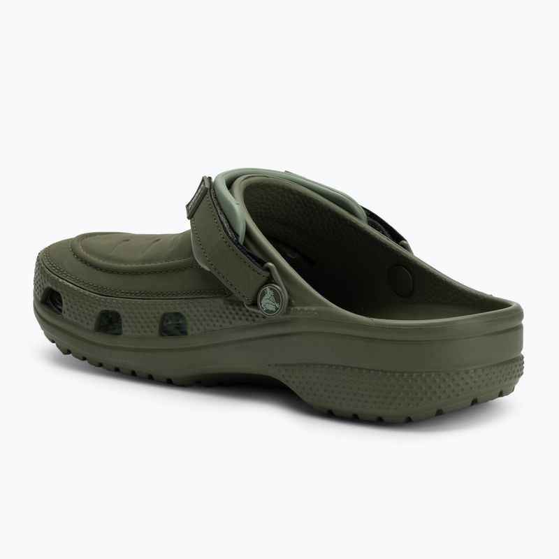 Klapki męskie Crocs Yukon Vista II LR Clog army green 4