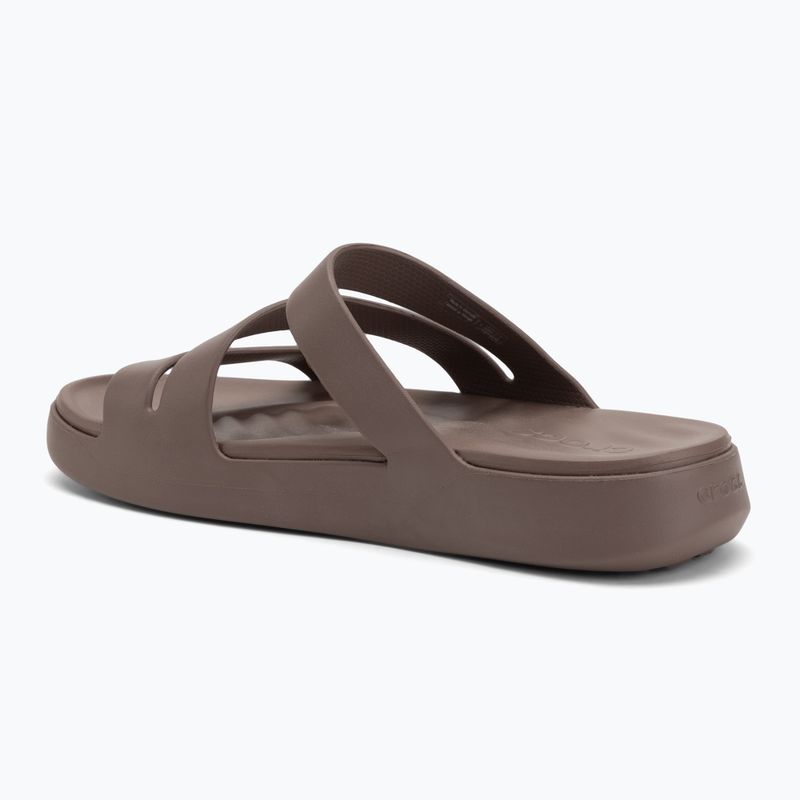 Klapki Crocs Getaway Strappy truffle 3