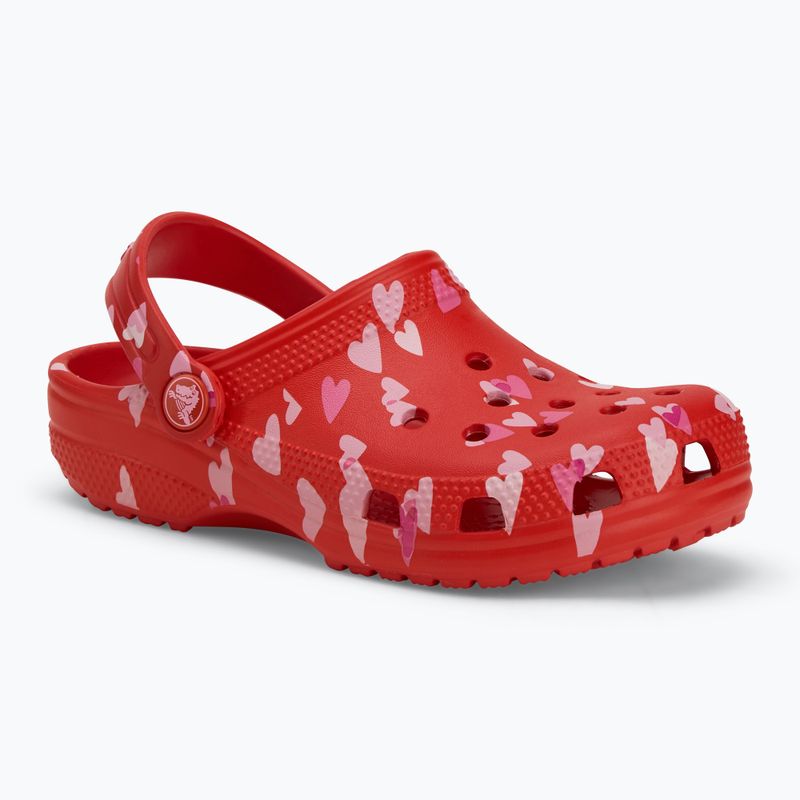 Klapki dziecięce Crocs Classic Valentines Day Clog Kids cherry red 2