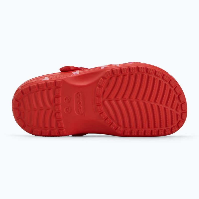 Klapki dziecięce Crocs Classic Valentines Day Clog Kids cherry red 5