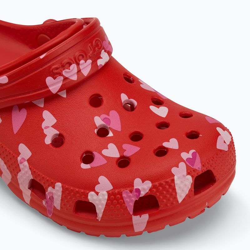 Klapki dziecięce Crocs Classic Valentines Day Clog Kids cherry red 8