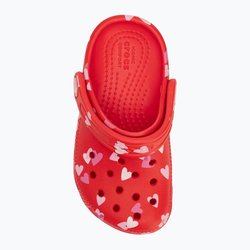 Klapki dziecięce Crocs VDay Clog Toddler cherry red 6