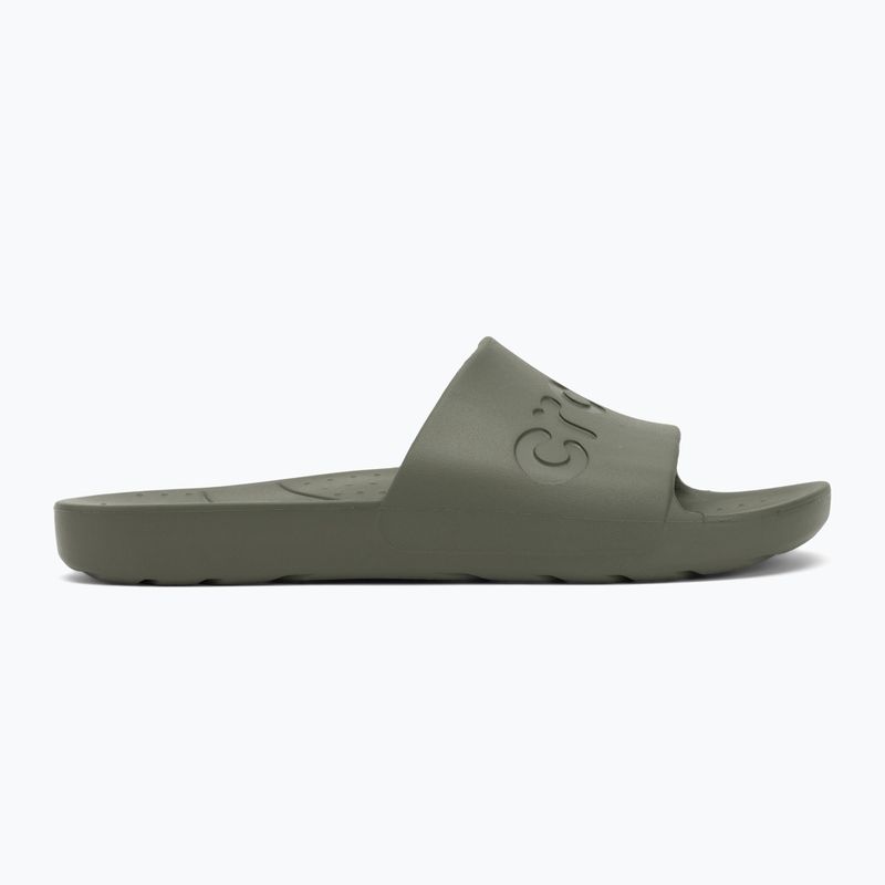 Klapki Crocs Slide army green 2