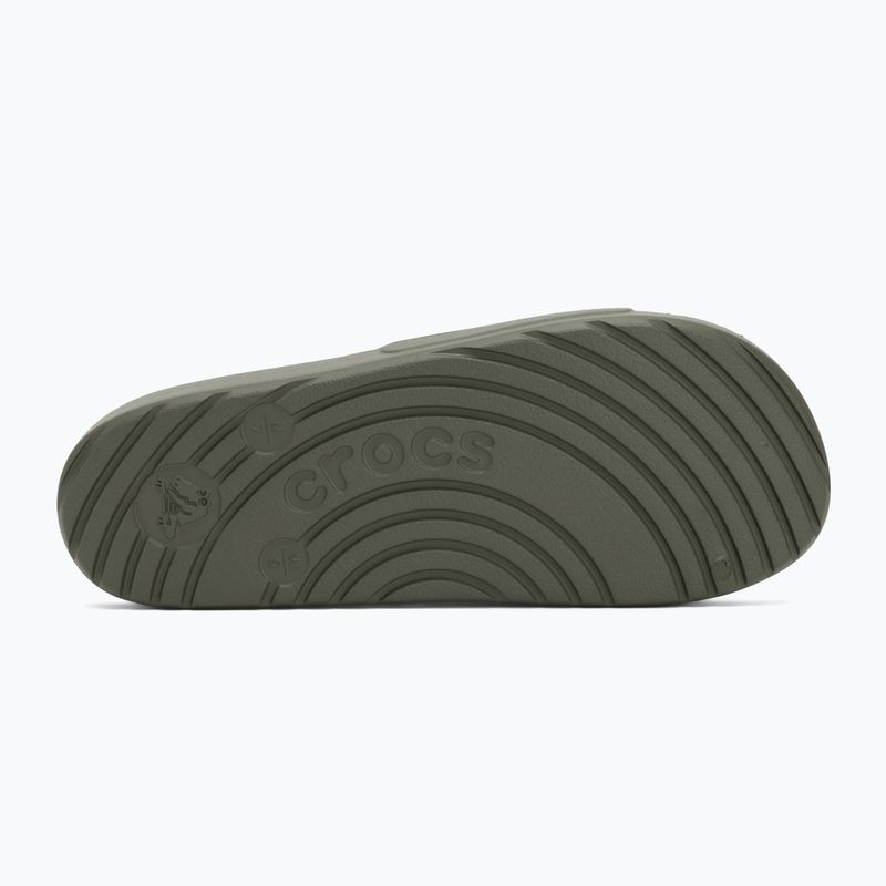 Klapki Crocs Slide army green 4