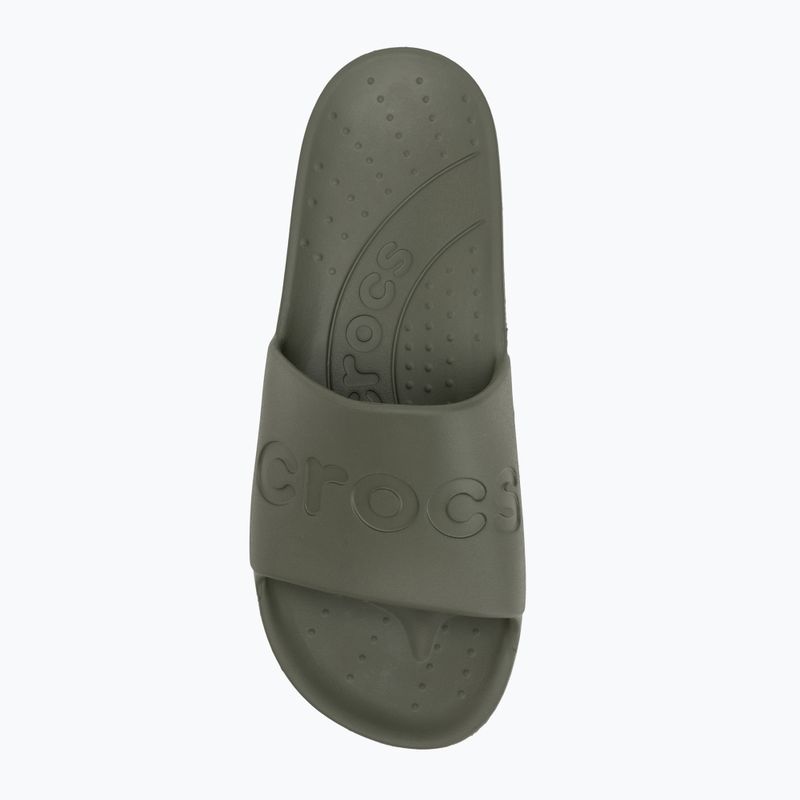 Klapki Crocs Slide army green 5