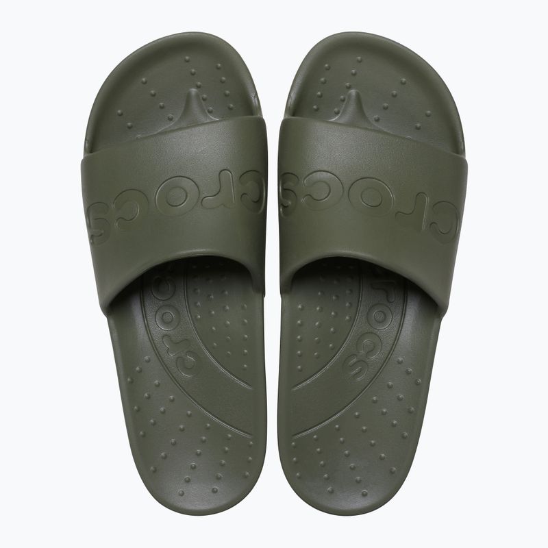 Klapki Crocs Slide army green 2