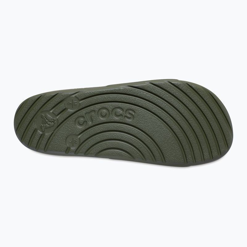Klapki Crocs Slide army green 3