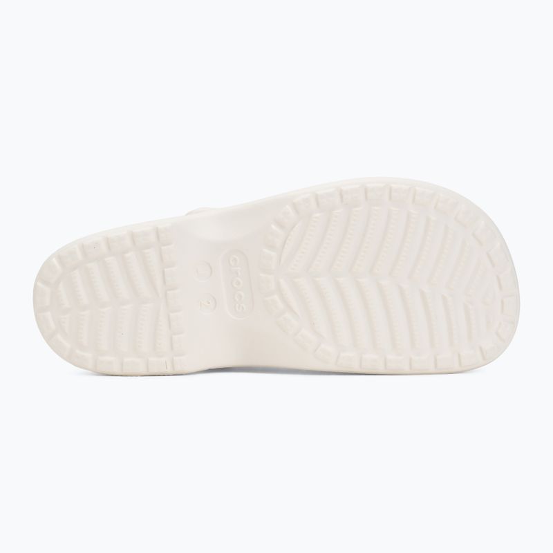 Klapki dziecięce Crocs Classic Mary Jane Clog chalk 5