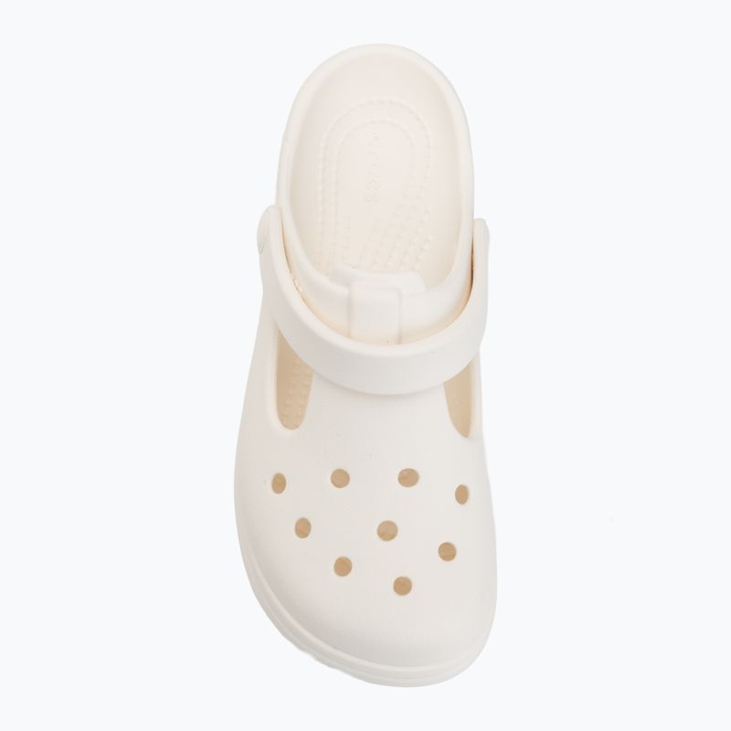Klapki dziecięce Crocs Classic Mary Jane Clog chalk 6