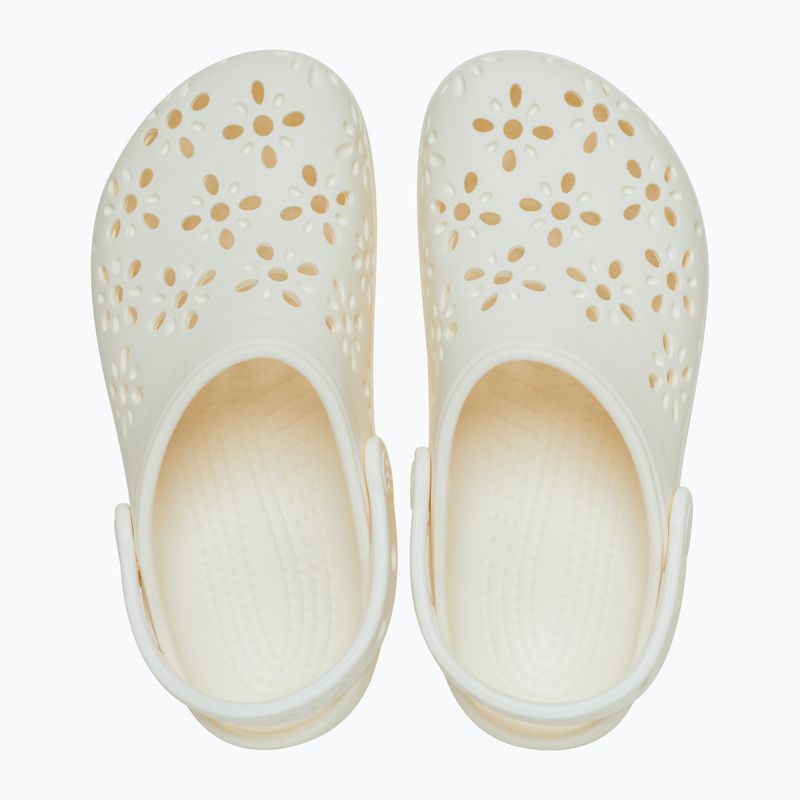 Klapki Crocs Classic Floral Cutout Clog chalk 2