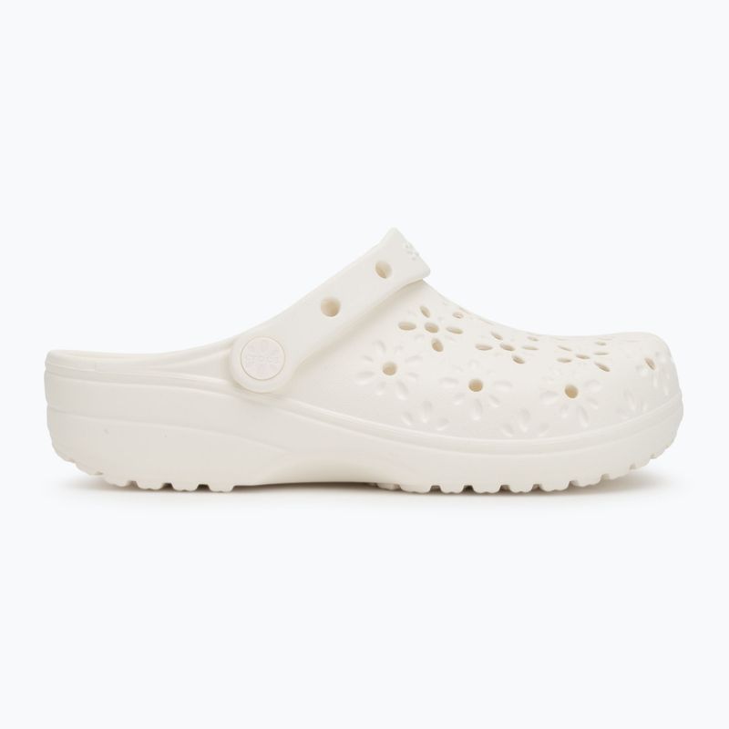 Klapki Crocs Classic Floral Cutout Clog chalk 3