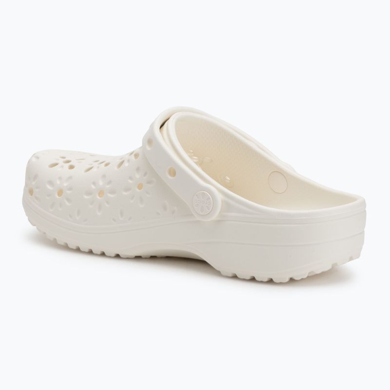Klapki Crocs Classic Floral Cutout Clog chalk 4