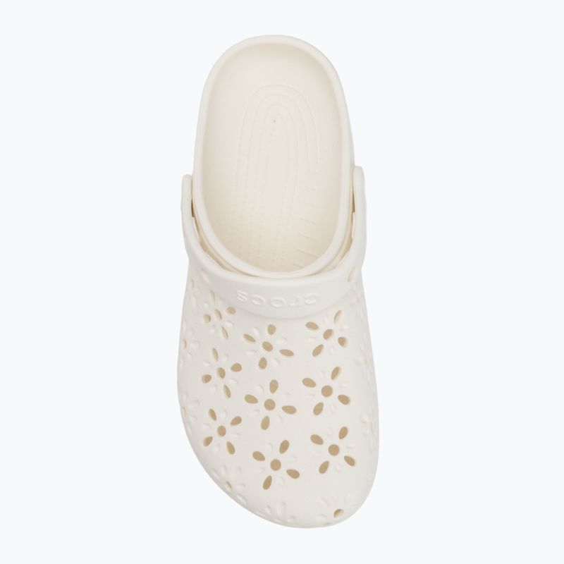 Klapki Crocs Classic Floral Cutout Clog chalk 6