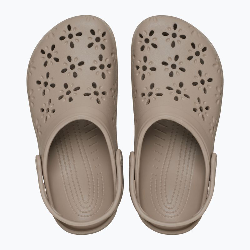 Klapki Crocs Classic Floral Cutout Clog taupe 2