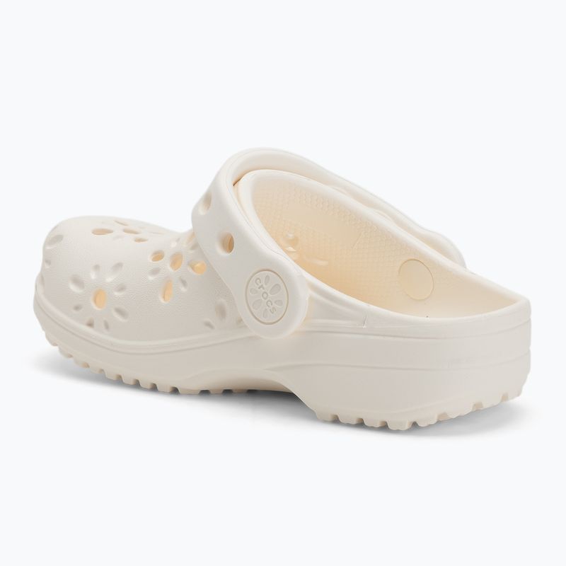 Klapki dziecięce Crocs Classic Floral Cutout Clog Kids Toddler chalk 4