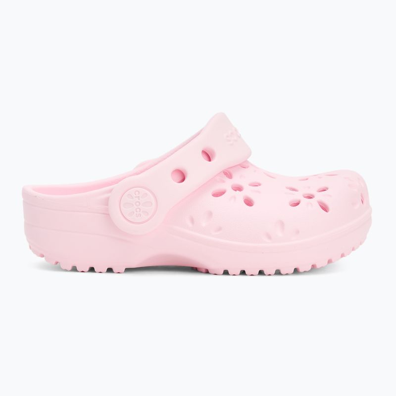 Klapki dziecięce Crocs Classic Floral Cutout Clog Kids Toddler pink milk 3