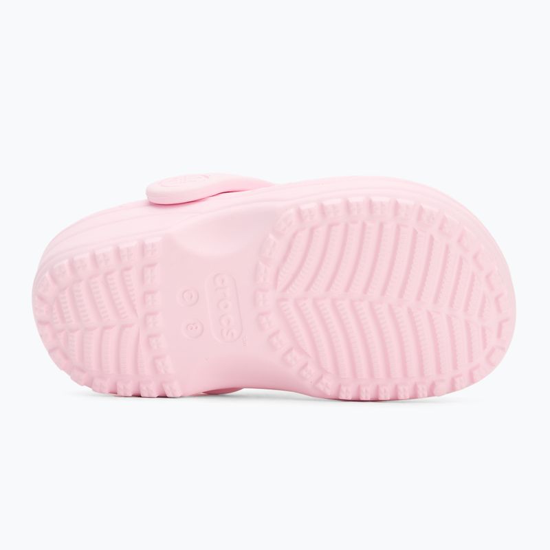 Klapki dziecięce Crocs Classic Floral Cutout Clog Kids Toddler pink milk 5