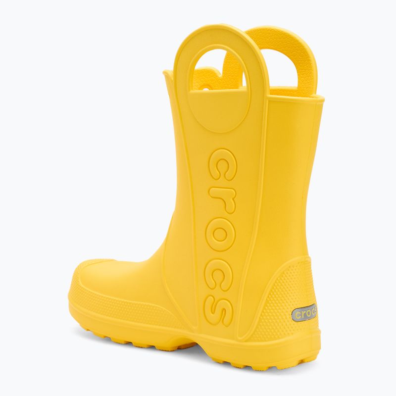Kalosze Crocs Handlwe It Rain Boot yellow 3