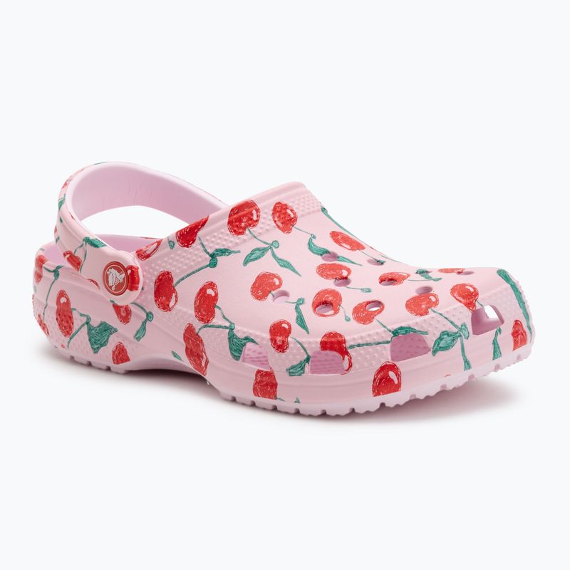 Klapki Crocs Classic Fresh Fruits Clog pink milk 2