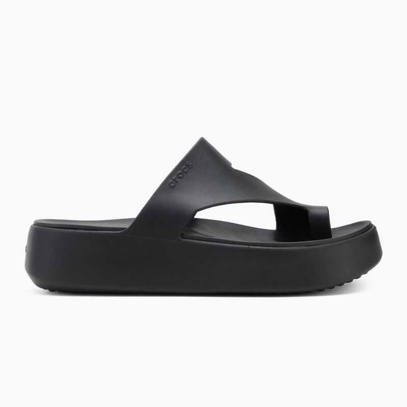 Japonki damskie Crocs Getaway Platform Toe Loop black 2