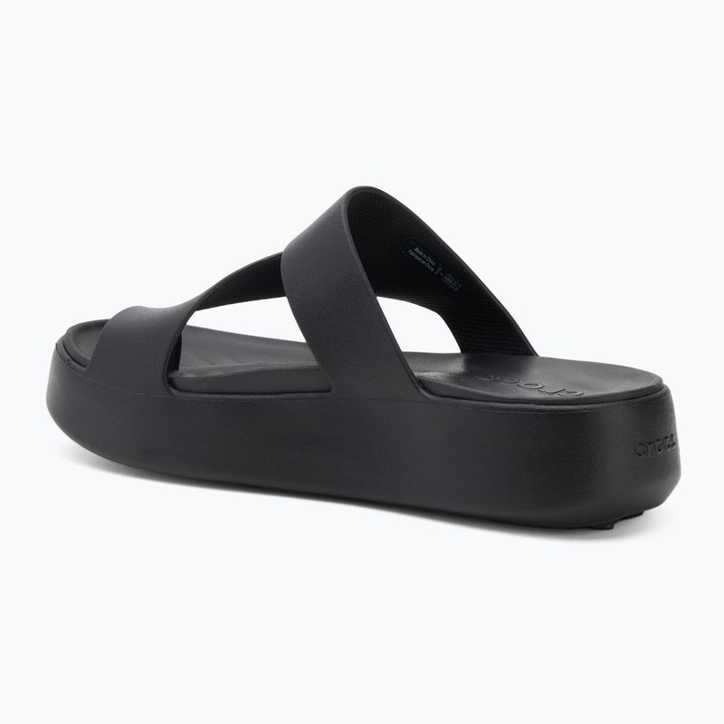 Japonki damskie Crocs Getaway Platform Toe Loop black 3