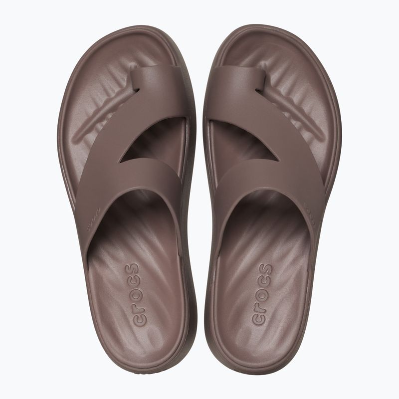 Japonki damskie Crocs Getaway Platform Toe Loop truffle 2