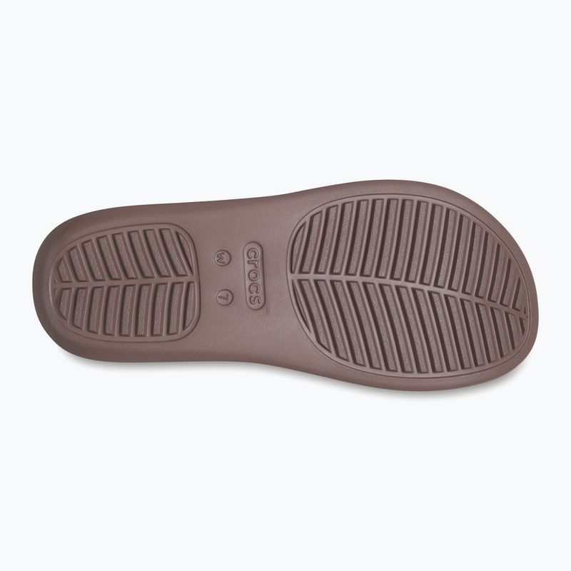Japonki damskie Crocs Getaway Platform Toe Loop truffle 3