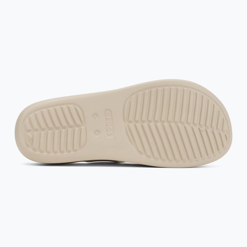 Japonki damskie Crocs Getaway Platform Toe Loop sandstone 4