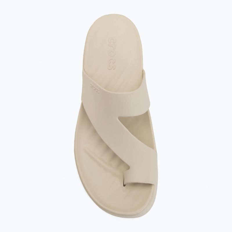 Japonki damskie Crocs Getaway Platform Toe Loop sandstone 5