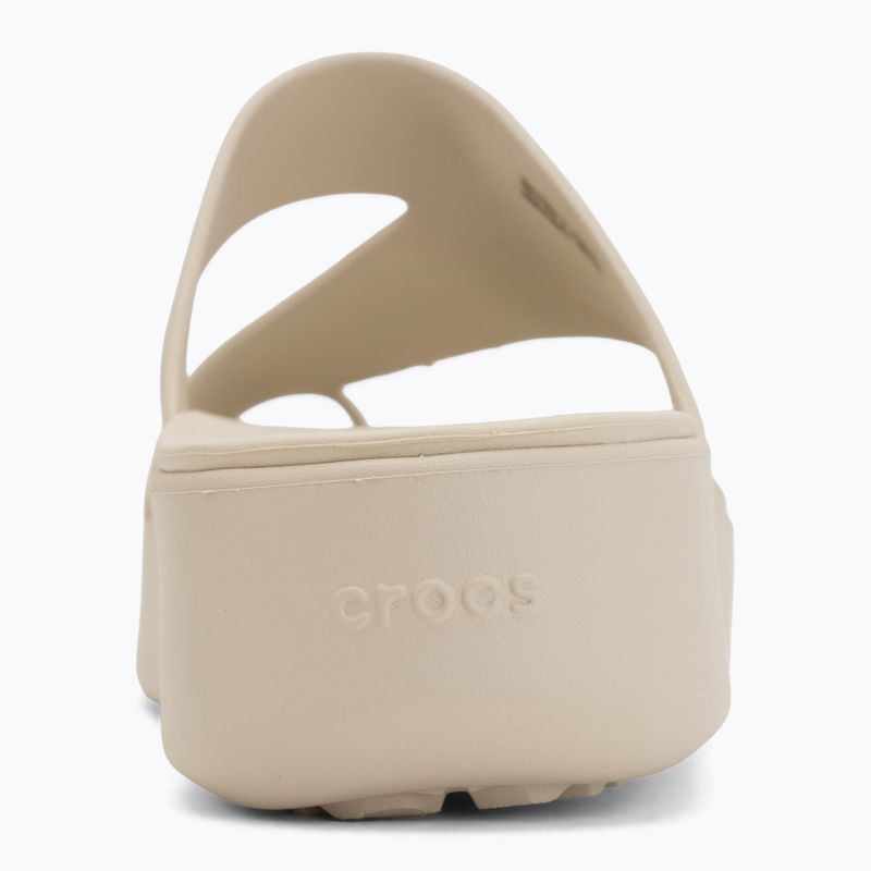 Japonki damskie Crocs Getaway Platform Toe Loop sandstone 6