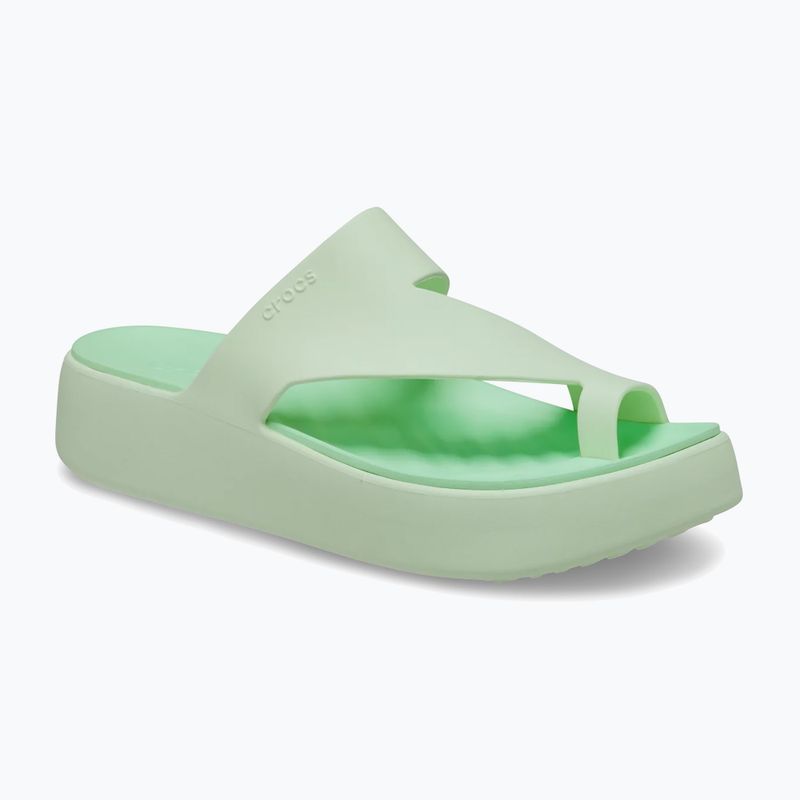 Japonki damskie Crocs Getaway Platform Toe Loop jade tint 2