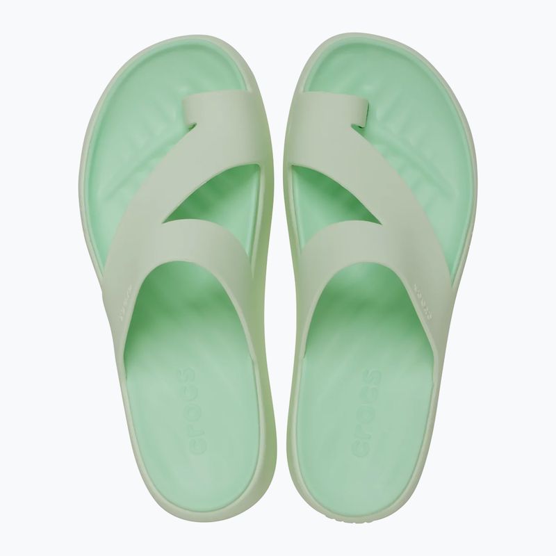 Japonki damskie Crocs Getaway Platform Toe Loop jade tint 4