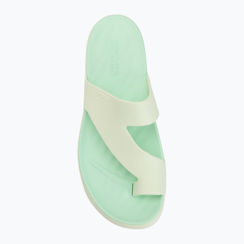 Japonki damskie Crocs Getaway Platform Toe Loop jade tint 5