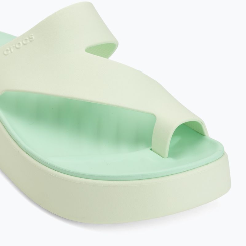 Japonki damskie Crocs Getaway Platform Toe Loop jade tint 7