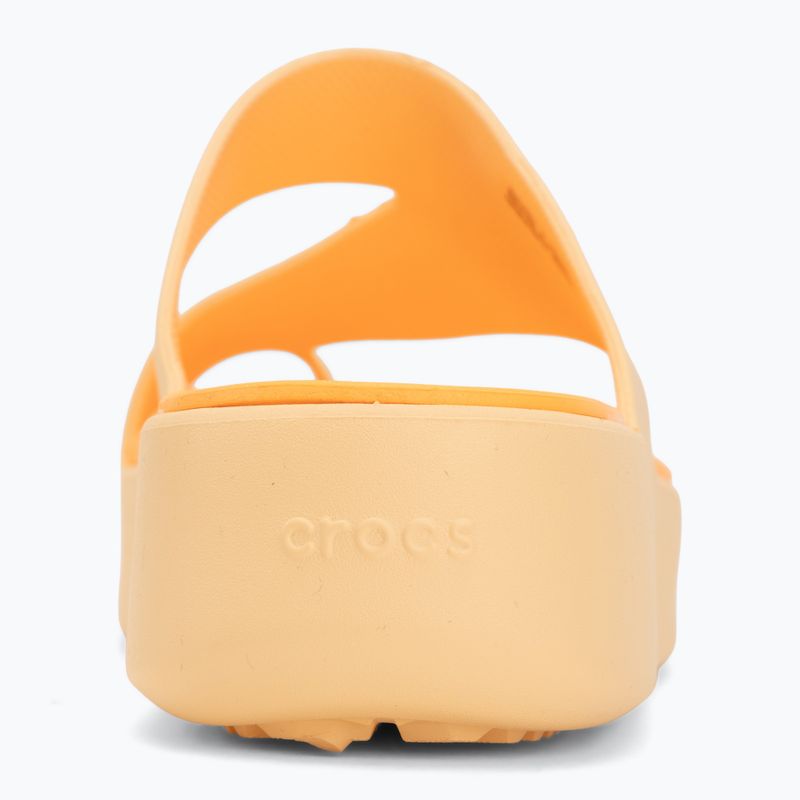 Japonki damskie Crocs Getaway Platform Toe Loop golden hour 6