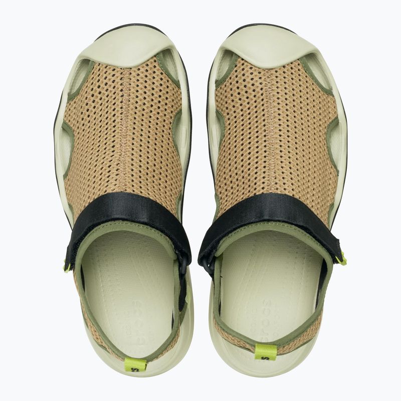 Sandały męskie Crocs Swiftwater Mesh Deck sepia 5