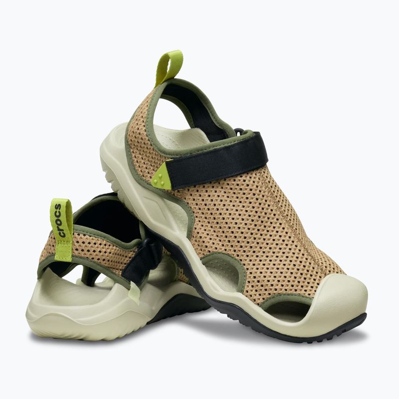 Sandały męskie Crocs Swiftwater Mesh Deck sepia 6