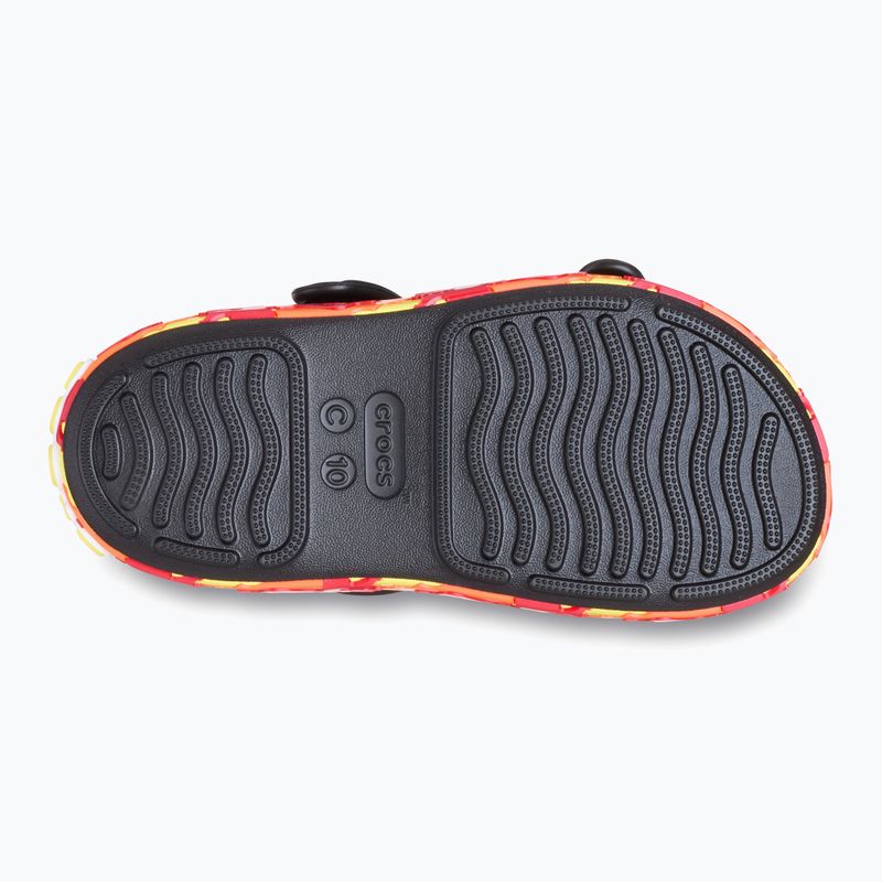 Sandały dziecięce Crocs Crocband Cruiser Flames black 4