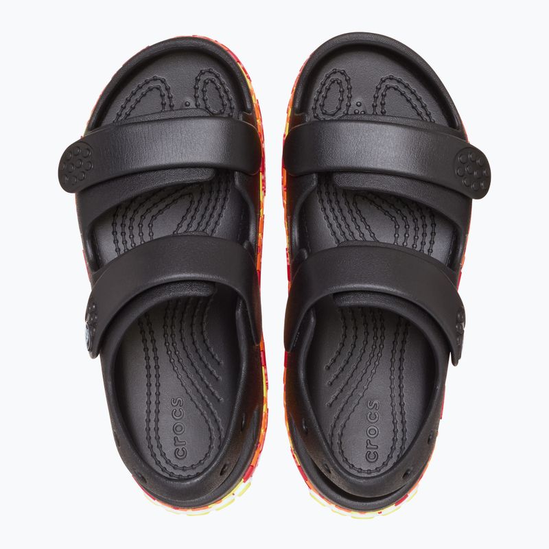 Sandały dziecięce Crocs Crocband Cruiser Flames black 5
