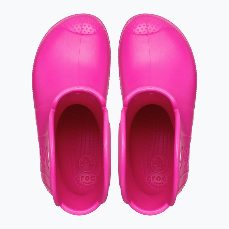 Kalosze dziecięce Crocs Handle It Rain Boot Kids pink crush 12