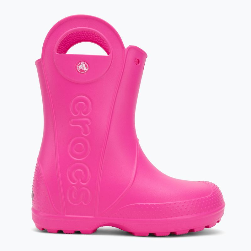Kalosze dziecięce Crocs Handle It Rain Boot Kids pink crush 2