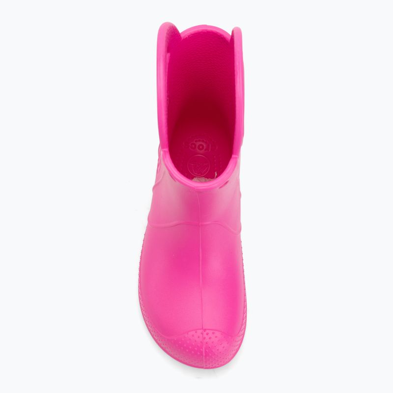 Kalosze dziecięce Crocs Handle It Rain Boot Kids pink crush 5