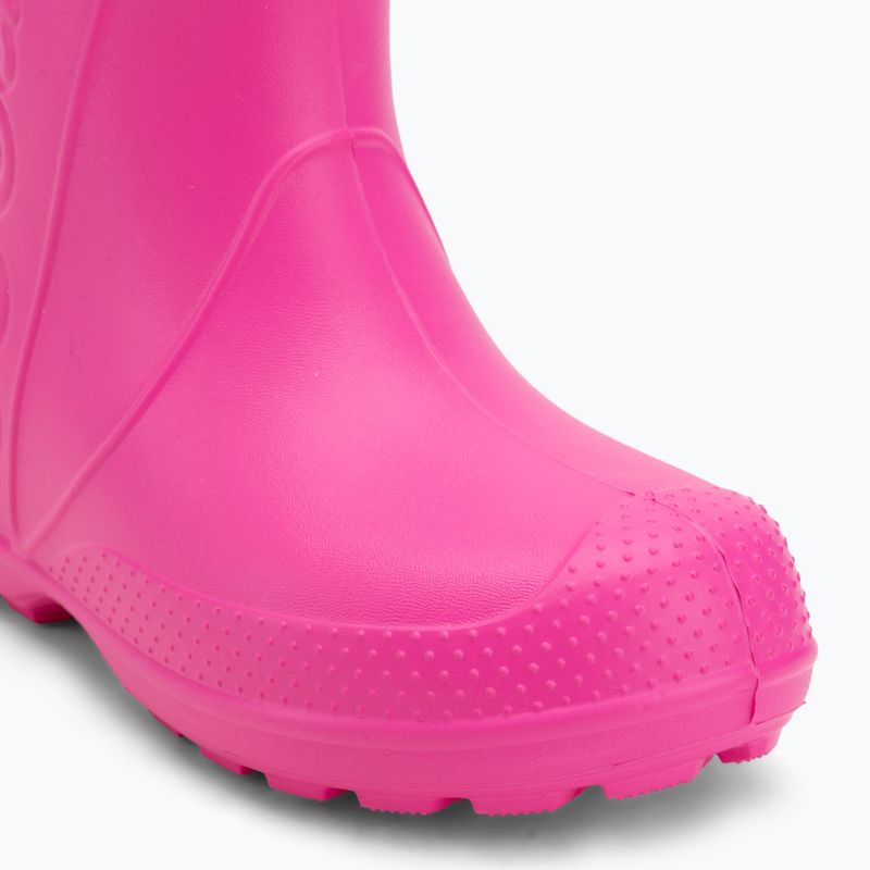 Kalosze dziecięce Crocs Handle It Rain Boot Kids pink crush 7