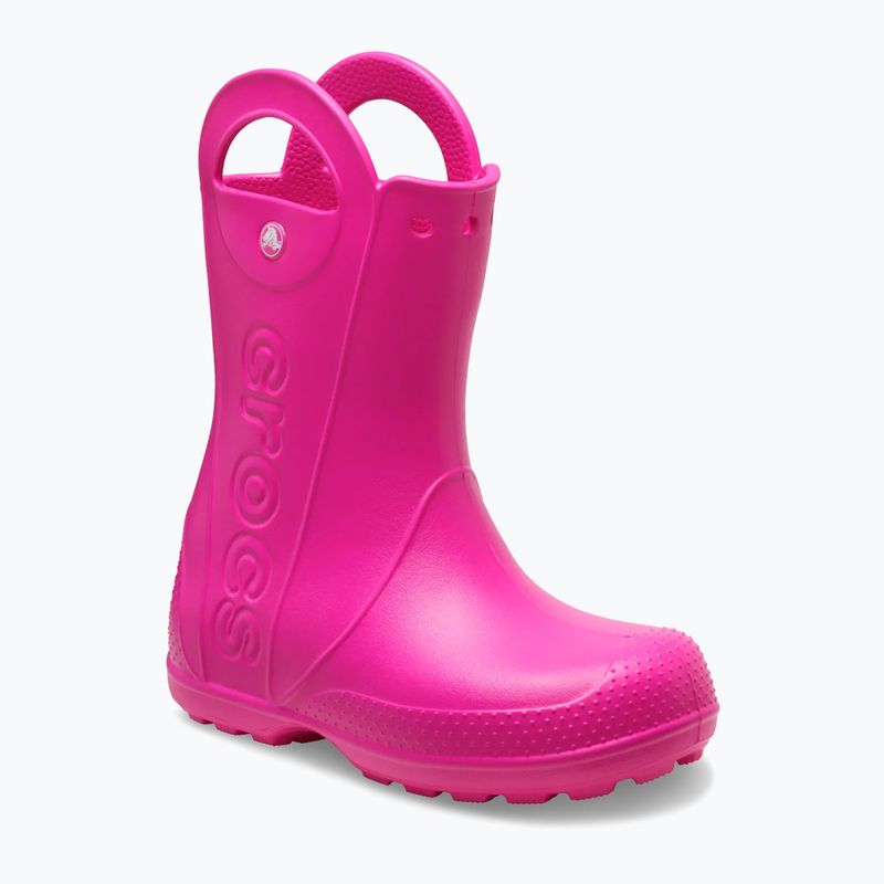 Kalosze dziecięce Crocs Handle It Rain Boot Kids Toddler pink crush 8