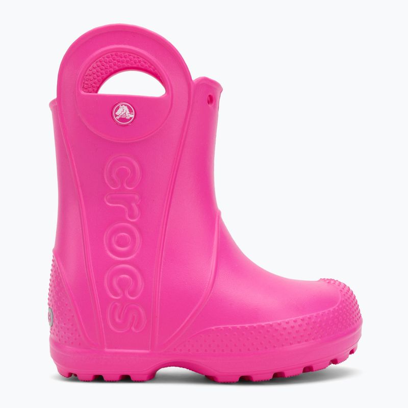 Kalosze dziecięce Crocs Handle It Rain Boot Kids Toddler pink crush 2