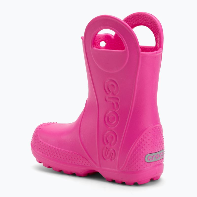 Kalosze dziecięce Crocs Handle It Rain Boot Kids Toddler pink crush 3