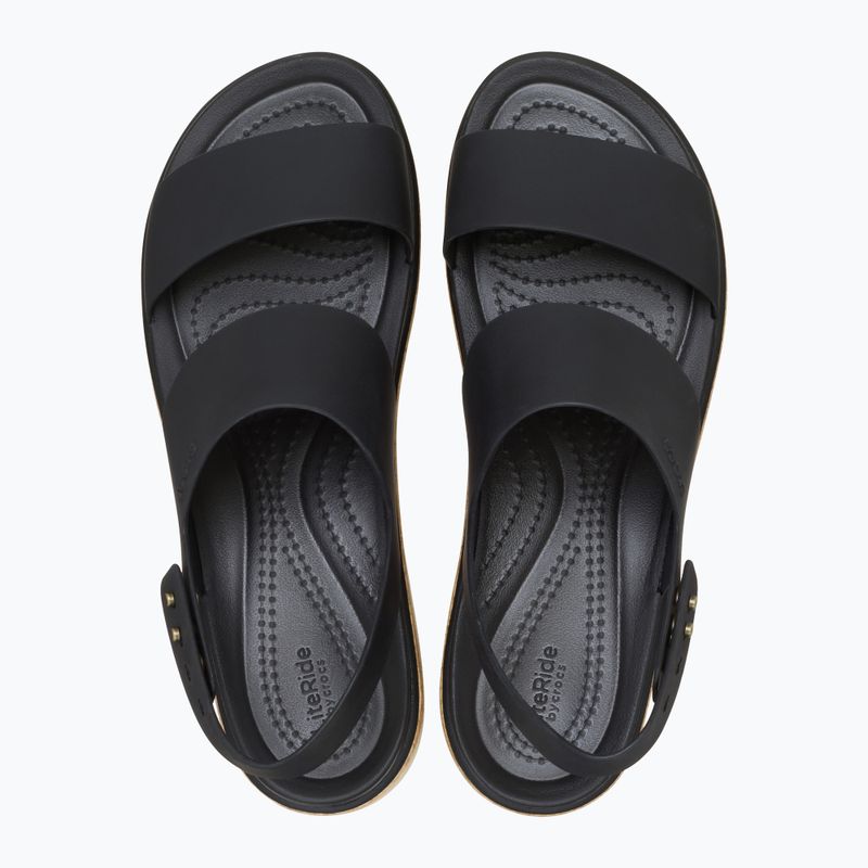 Sandały damskie Crocs Brooklyn Cork Low Wedge black/black 5