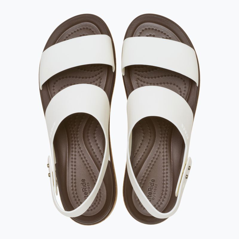 Sandały damskie Crocs Brooklyn Cork Low Wedge chalk 5