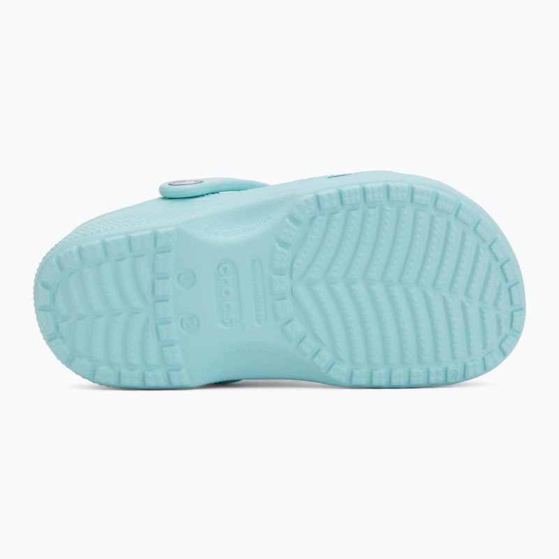 Klapki dziecięce Crocs Classic Clog Kids aquamarine 5