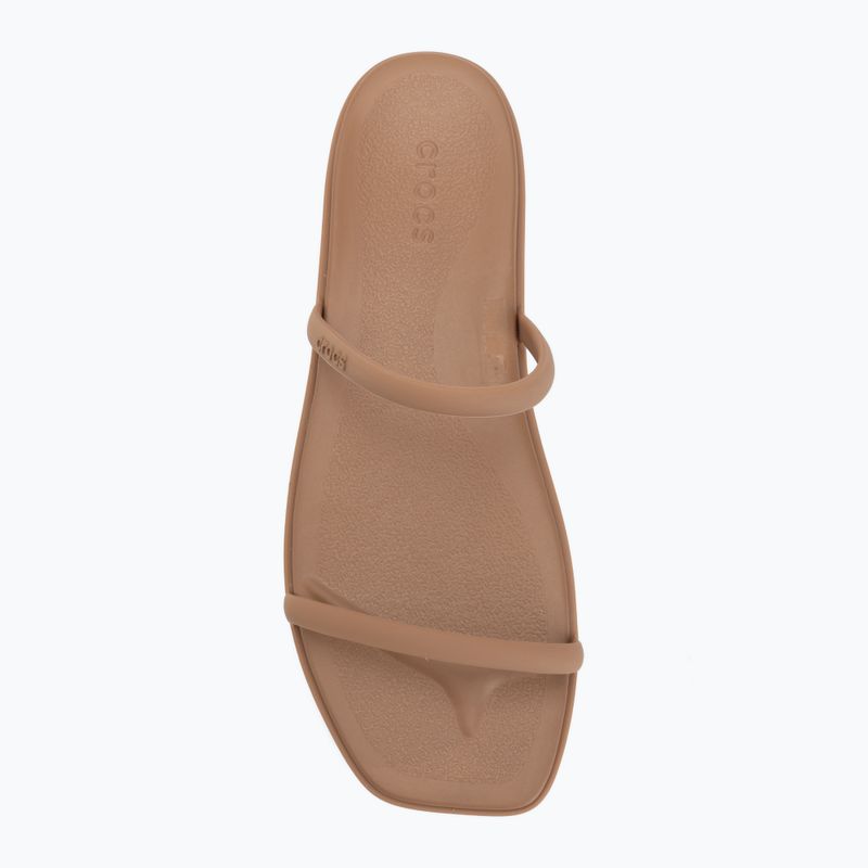 Sandały damskie Crocs Miami Two Strap Sandal milk chocolate 5